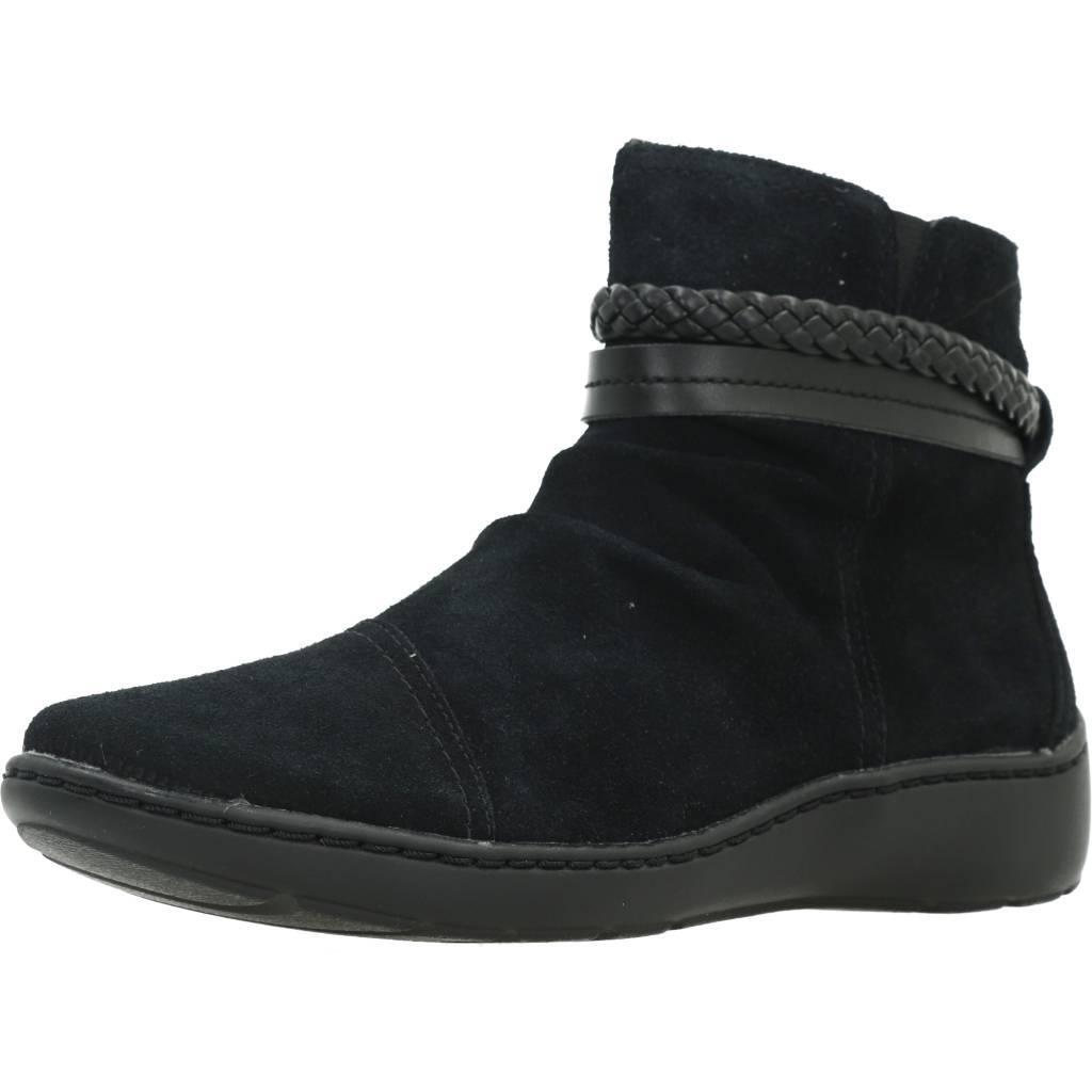 CLARKS CORA BRAIDBOOT Czarny