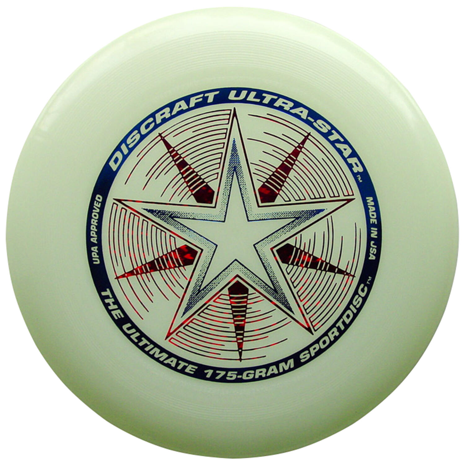 Frisbee Discraft UltraStar Nite Glo 175 gr DCUSSN świecić w ciemności 27,5 cm