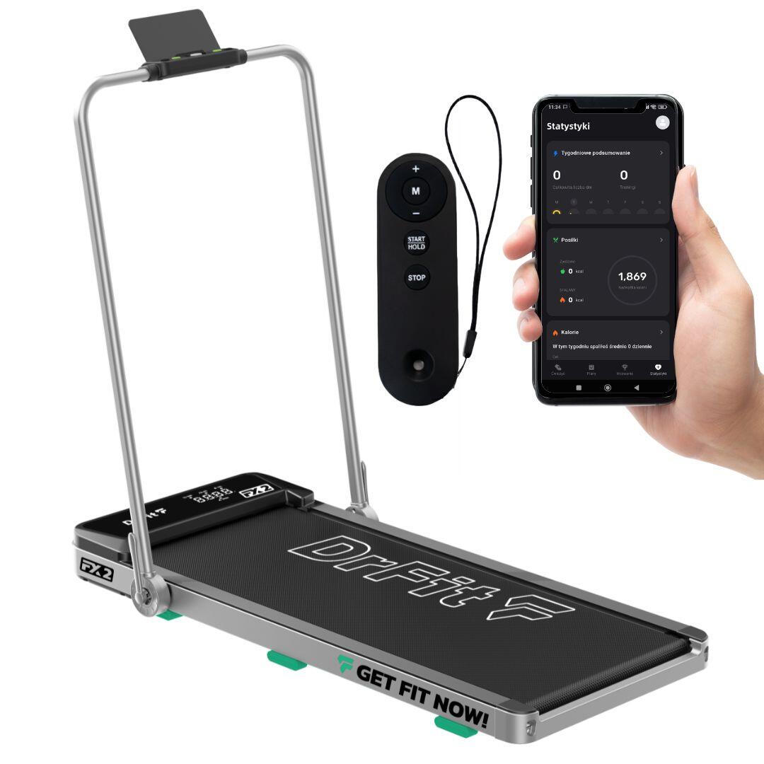 Elektryczna bieżnia domowa do chodzenia i biegania DrFit