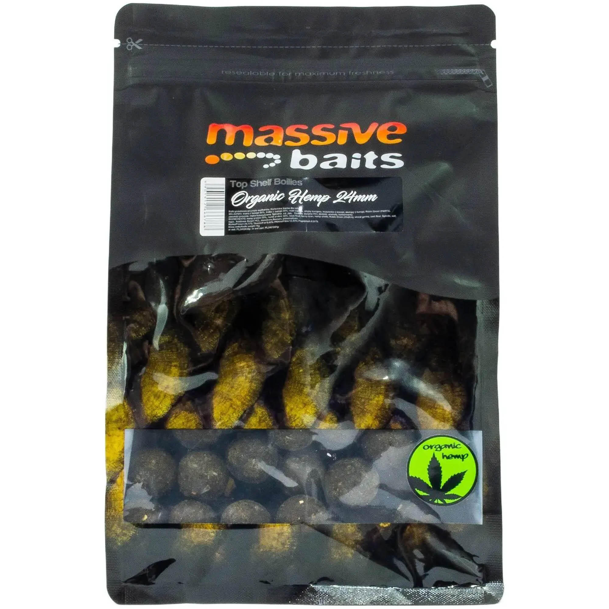 Kulki Massive Baits Special Boilies Organic Hemp 24Mm 1Kg