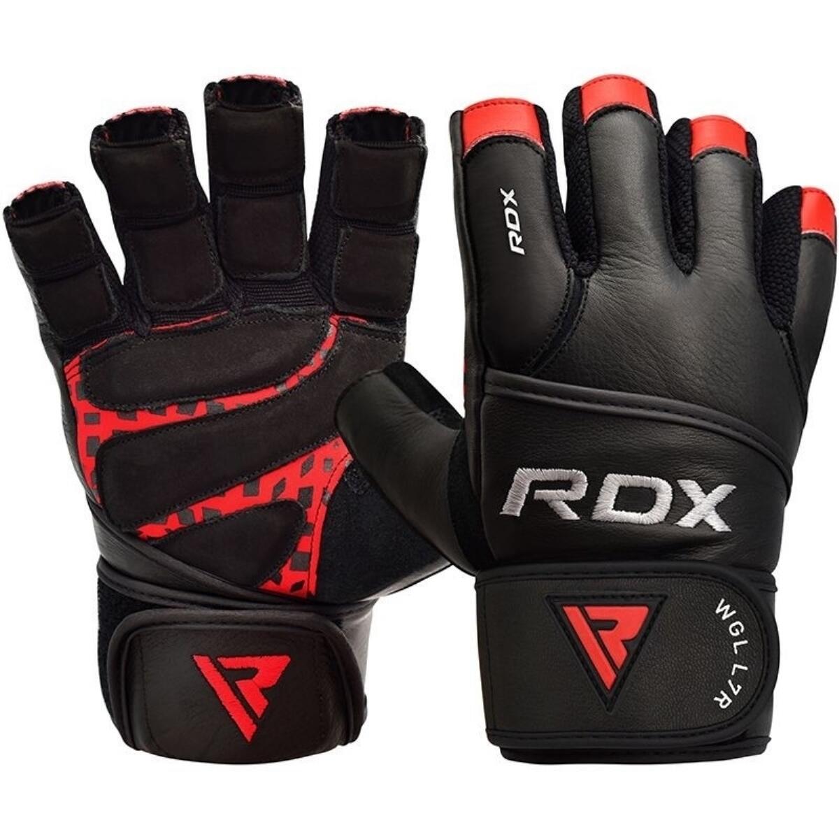 Rękawiczki RDX L4 Finger Weightlifting Leather