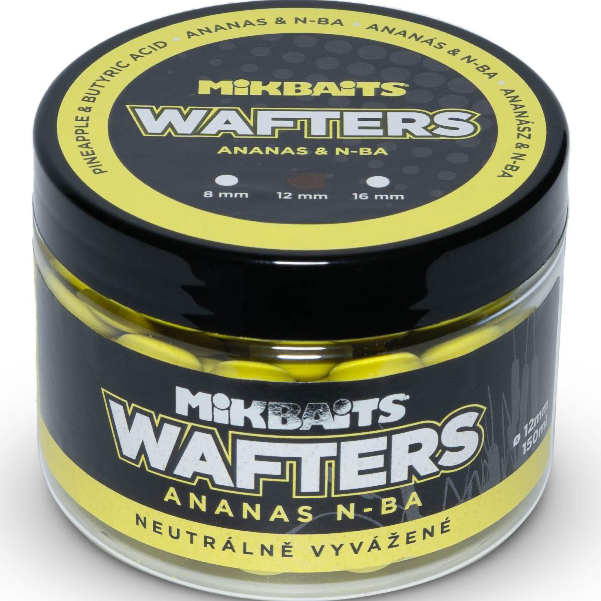 Przynęta Kulki Mikbaits Wafters 150Ml - Ananas N-Ba 12Mm