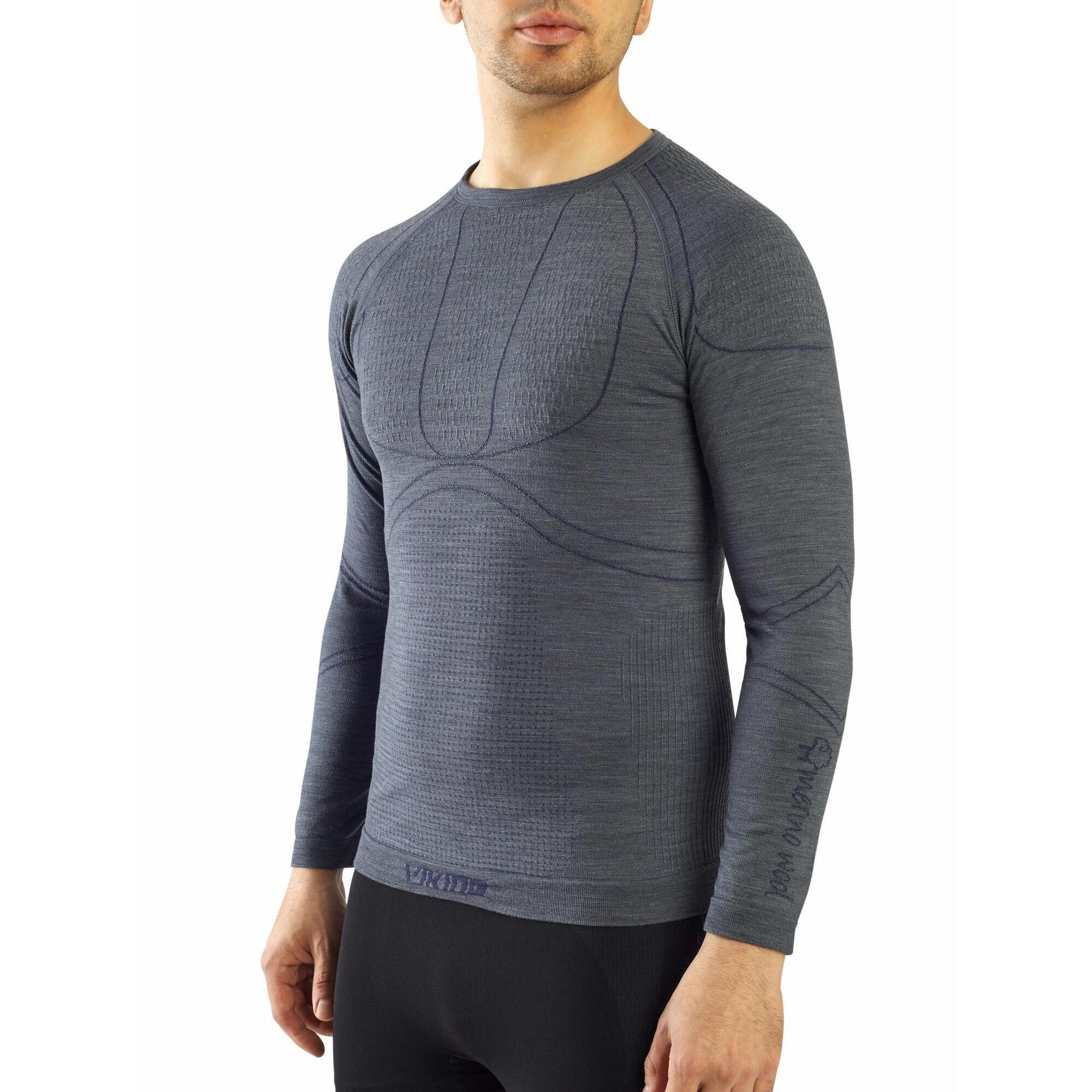 Koszulka temoaktywna męska Viking Lan Pro Merino, z wełną Merino