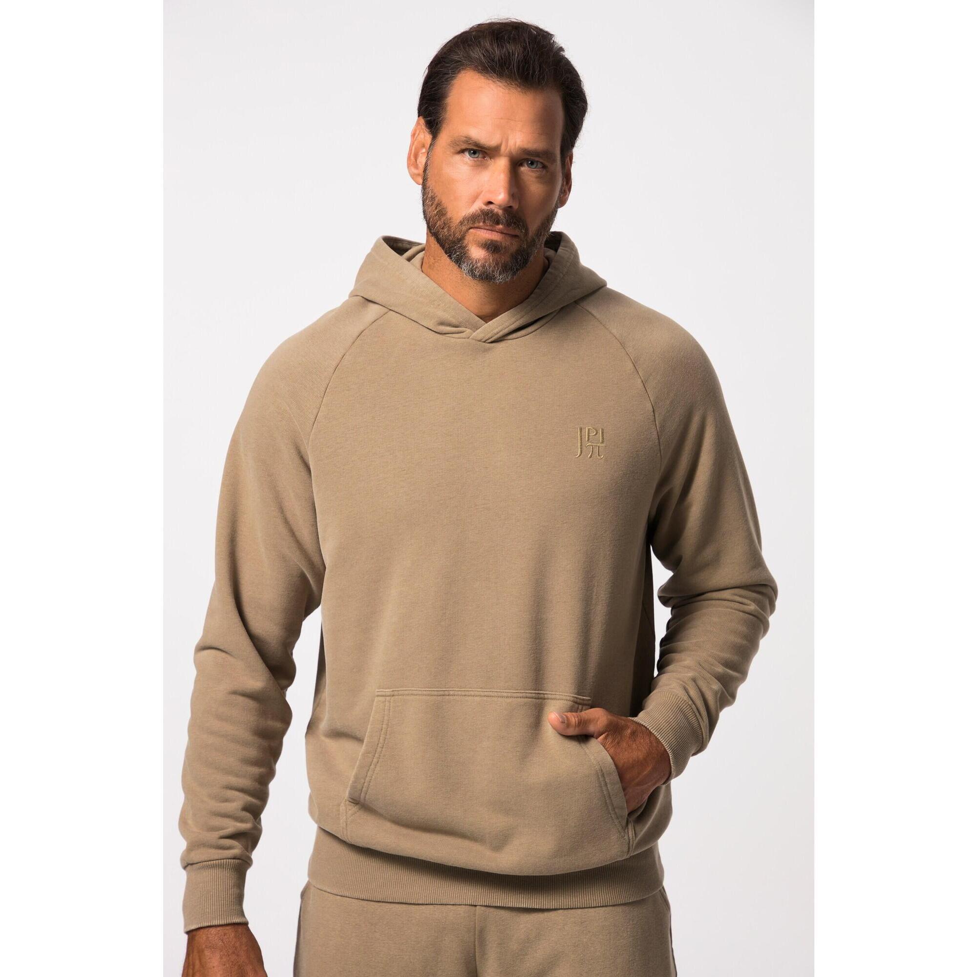 Męska Bluza z kapturem fitness dzianina dresowa kaptur