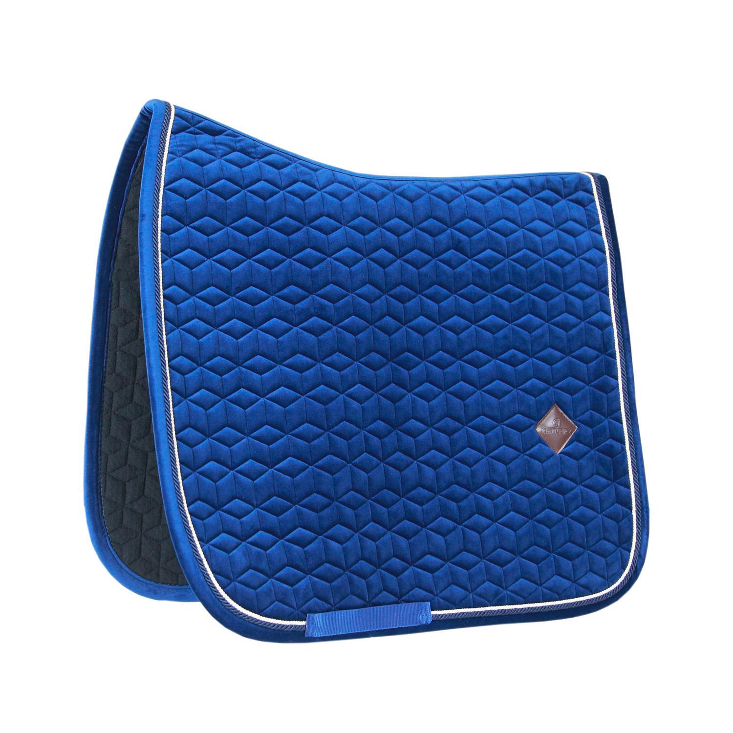 Kentucky Zadeldek Basic Velvet Blauw -