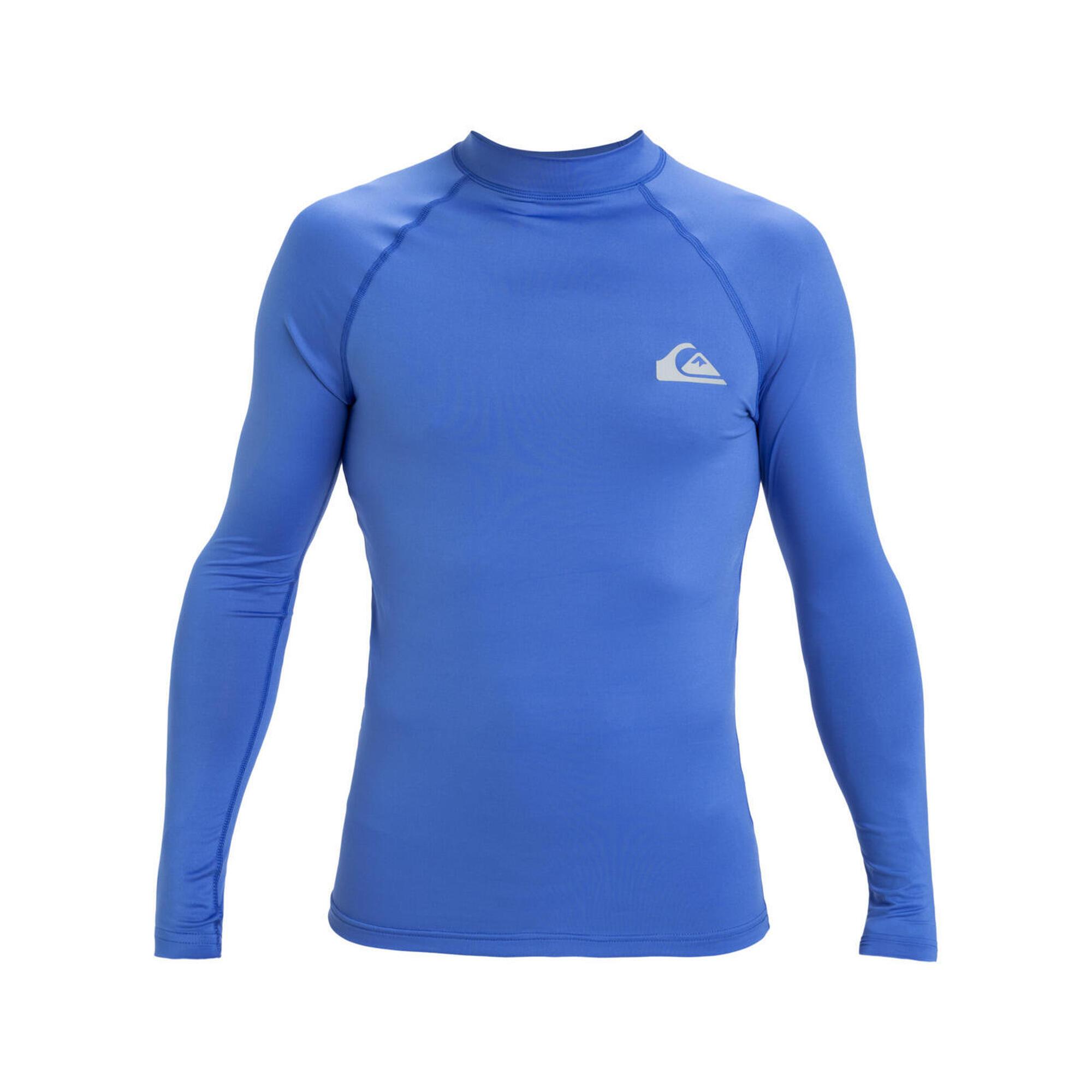 Koszulka surfingowa z długim rękawem UPF 50 dla Mężczyzn EVERYDAY Niebieski