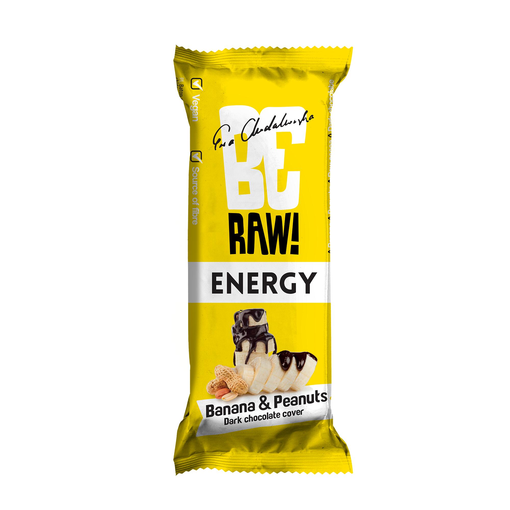 Baton BeRaw Energy Banana&Peanuts o smaku bananowym 40g