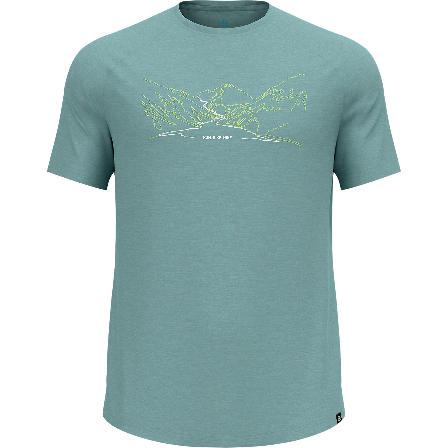 Koszulka z krótkim rękawem męska ODLO Ascent PW 130 Run. Bike. Hike.