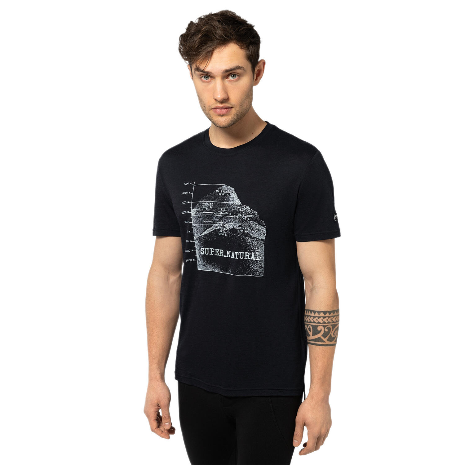 Koszulka męska z merino Super.Natural Men's 7 Peaks Tee z krótkim rękawem