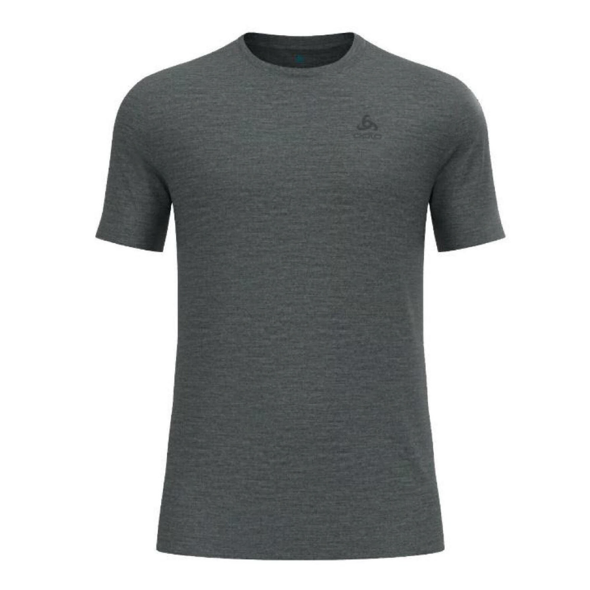 Koszulka męska ODLO Merino 160 BL Top - 100% wełna merino, krótki rękaw