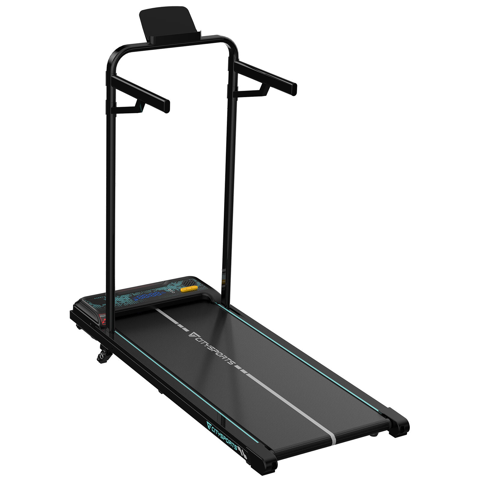 Bieżnia z nachyleniem do 13,41%, WP6FK, 6,0 km/h, Bluetooth, zdejmowane podłokie