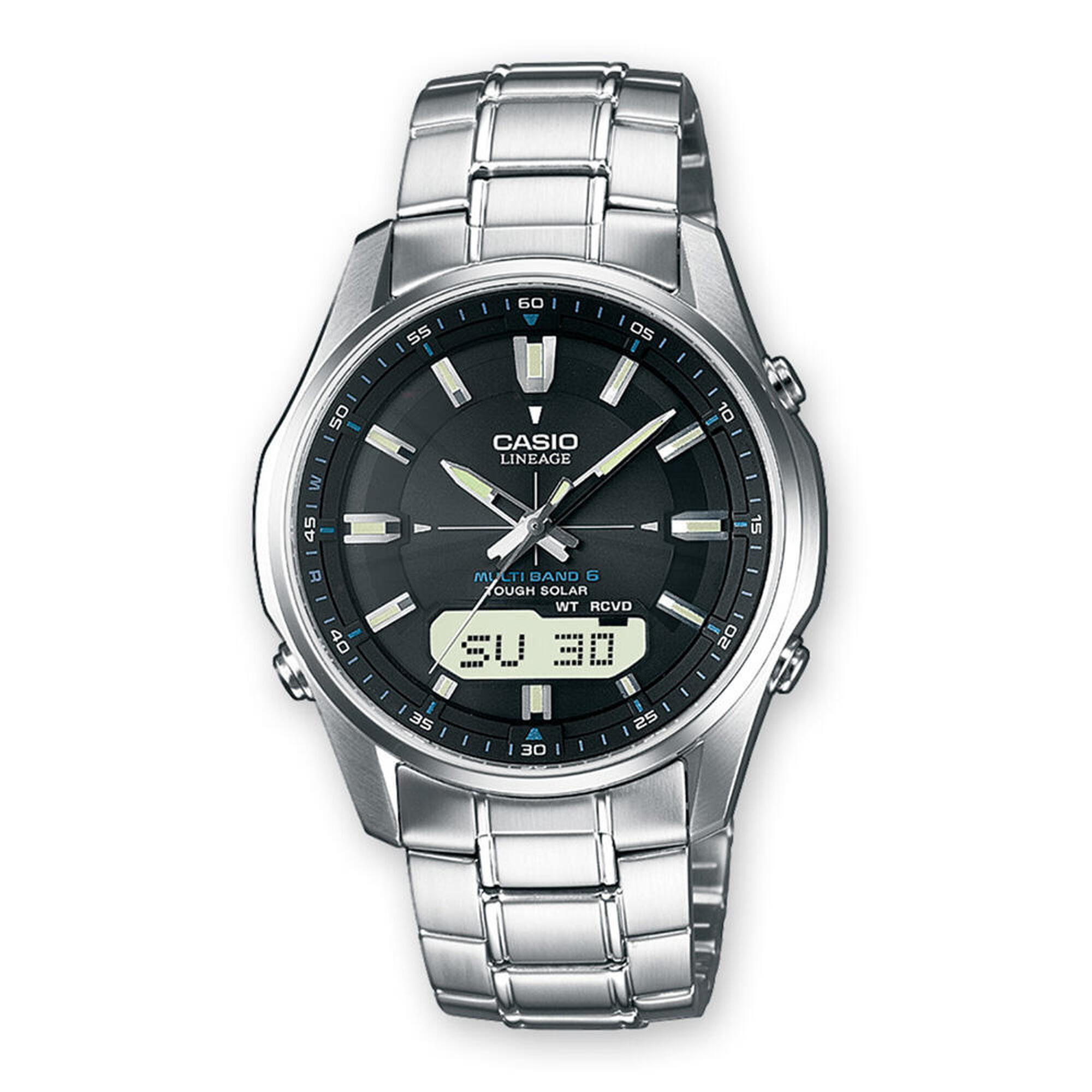 Zegarek męski Casio LCW-M100DSE-1AER, Quartz, 40mm, 5ATM