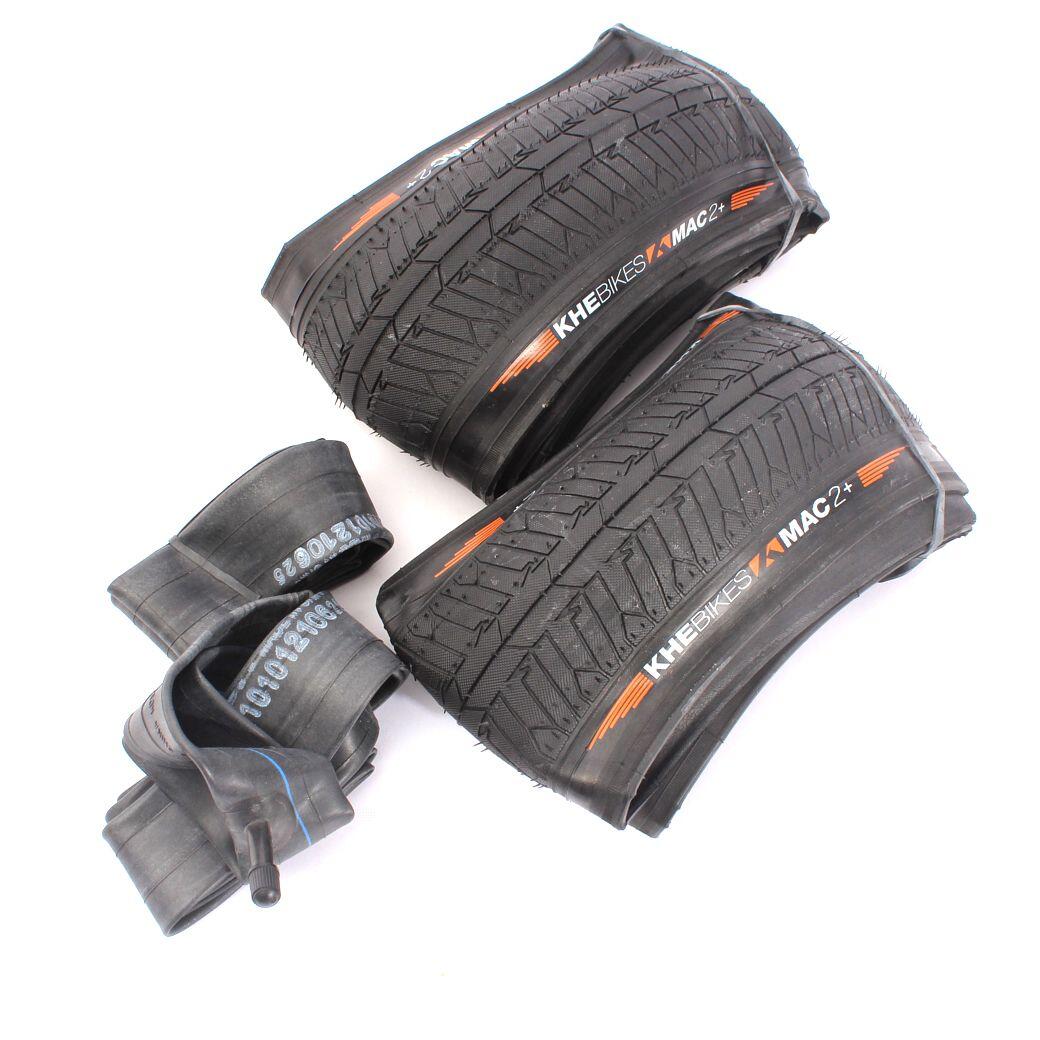 Opona BMX 2x MAC2+ Składana + 2x Dętka KHE Twiggy