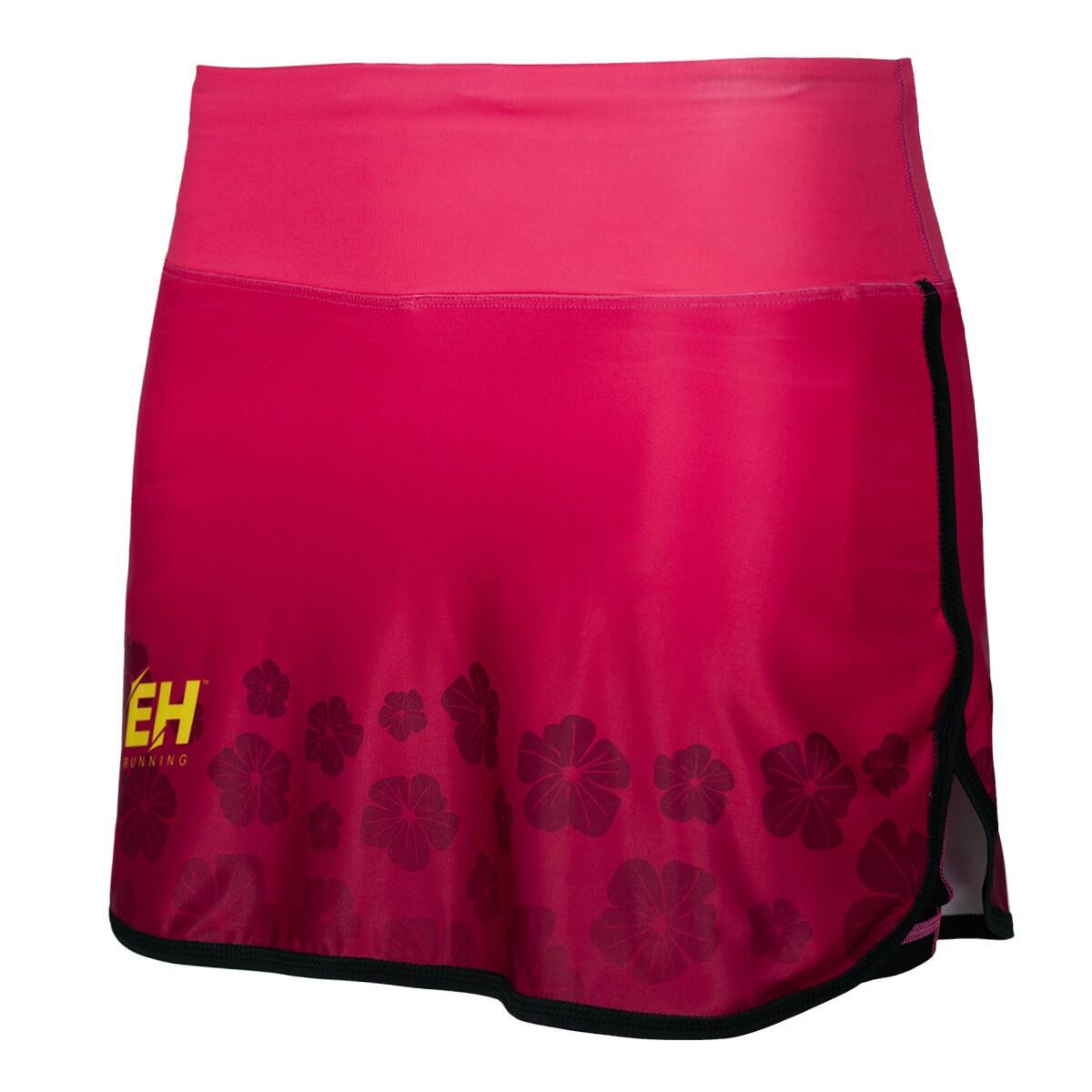 Spódniczka ze spodenkami do biegania damska EXTREME HOBBY FLOWERS