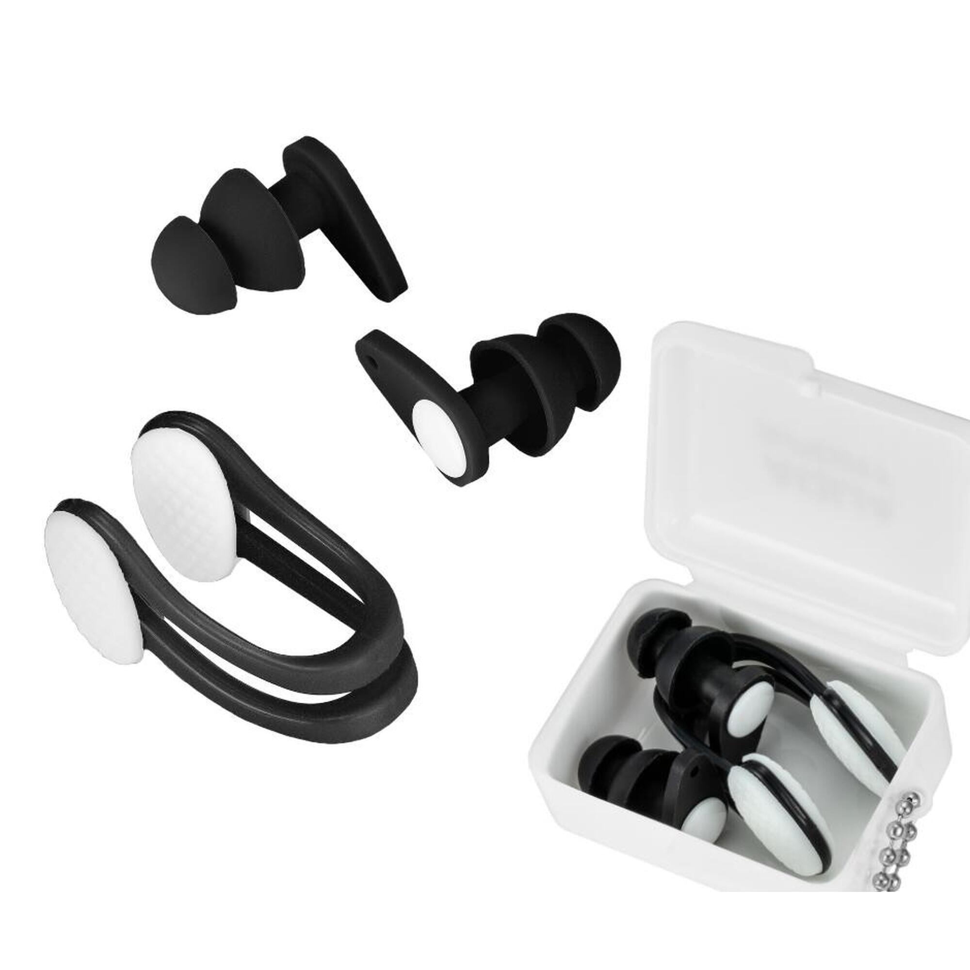 Zestaw zatyczka klips na nos zatycznki do uszu do pływania Aqua-Sport AquaCalm