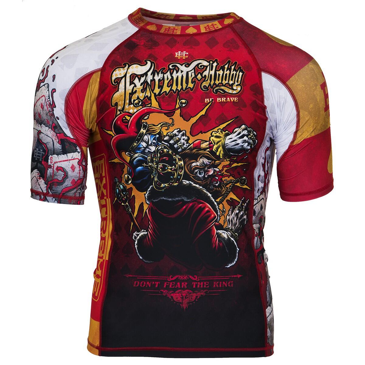 Koszulka Męska Rashguard MMA na Siłownię EXTREME HOBBY KILLER CARDS 2