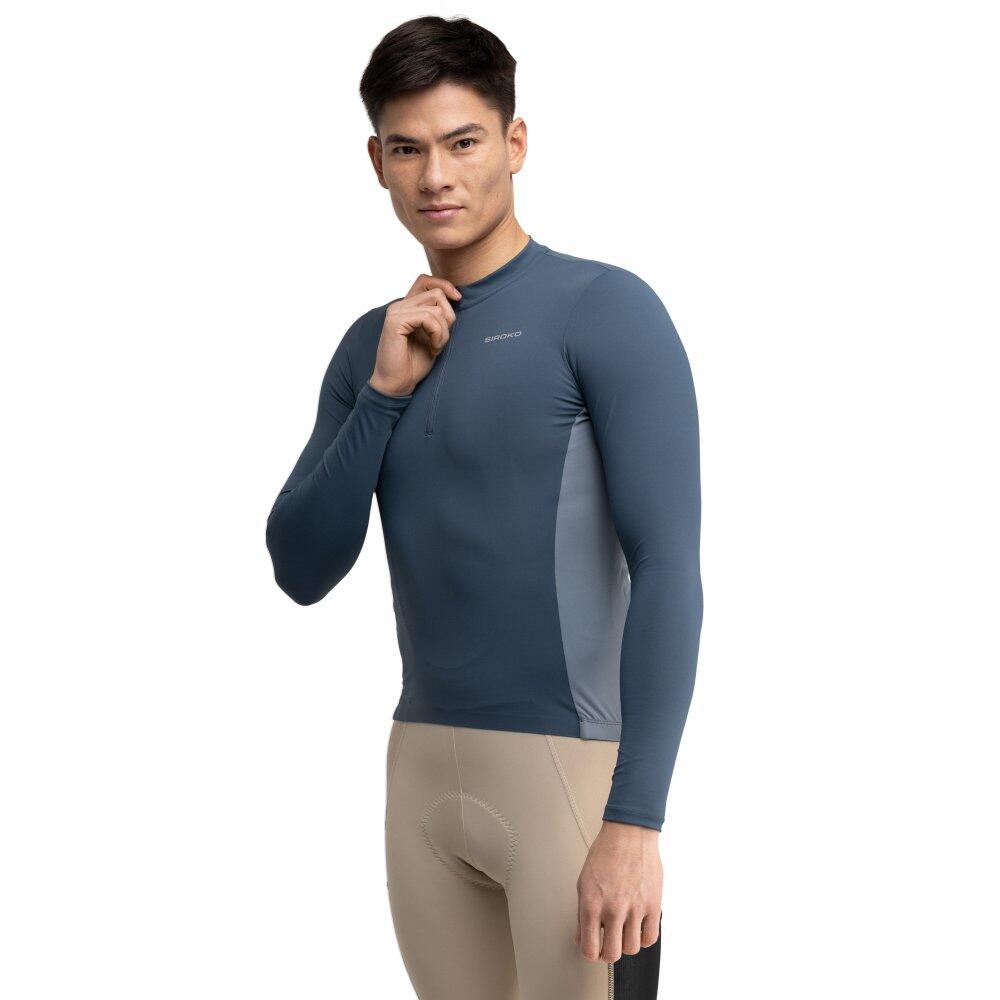 Męska koszulka rowerowa gravel z długim rękawem Kolarstwo Siroko GM3 Karakór