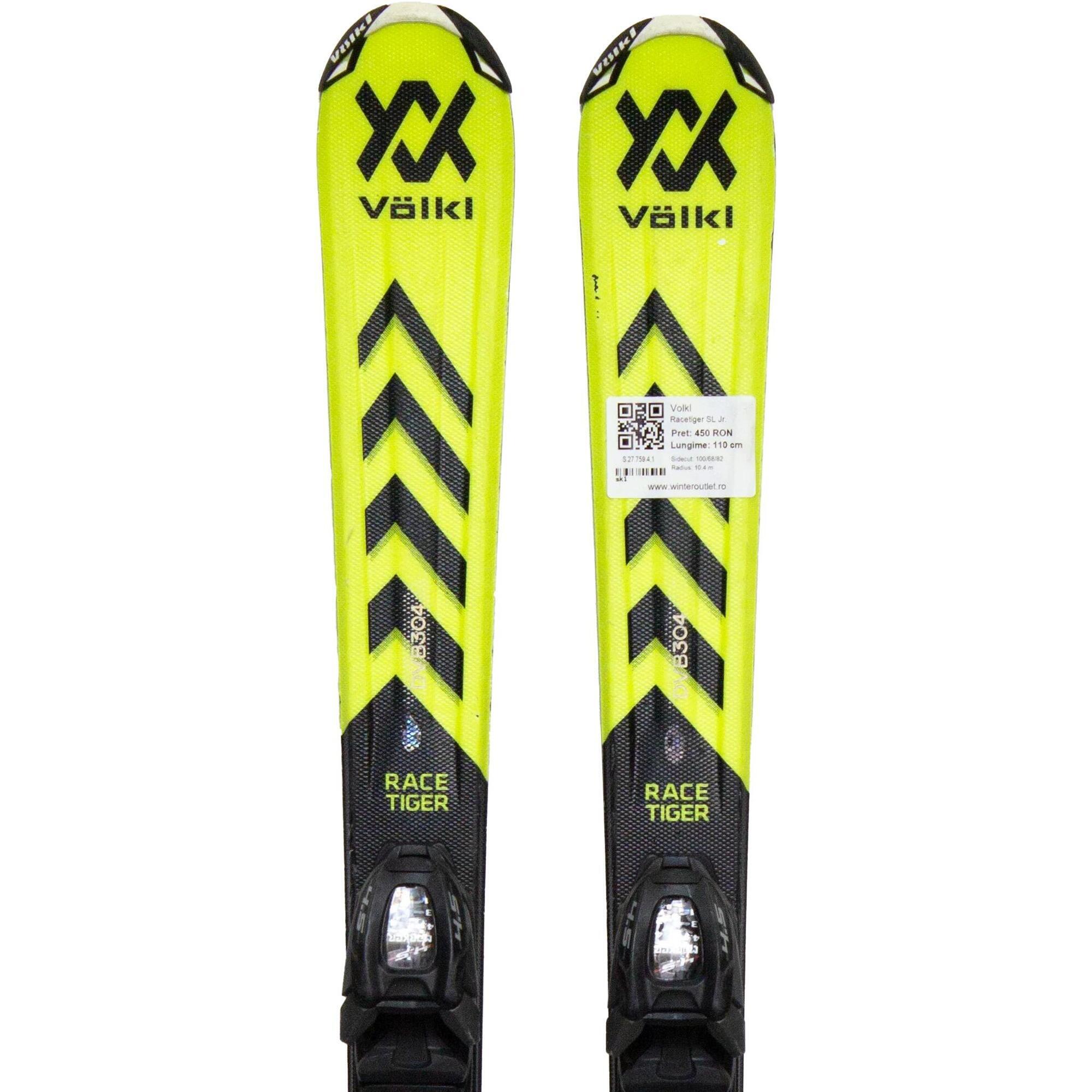 Second Life- Narty VOLKL Racetiger SL Jr., 120 cm - Stan bardzo dobry