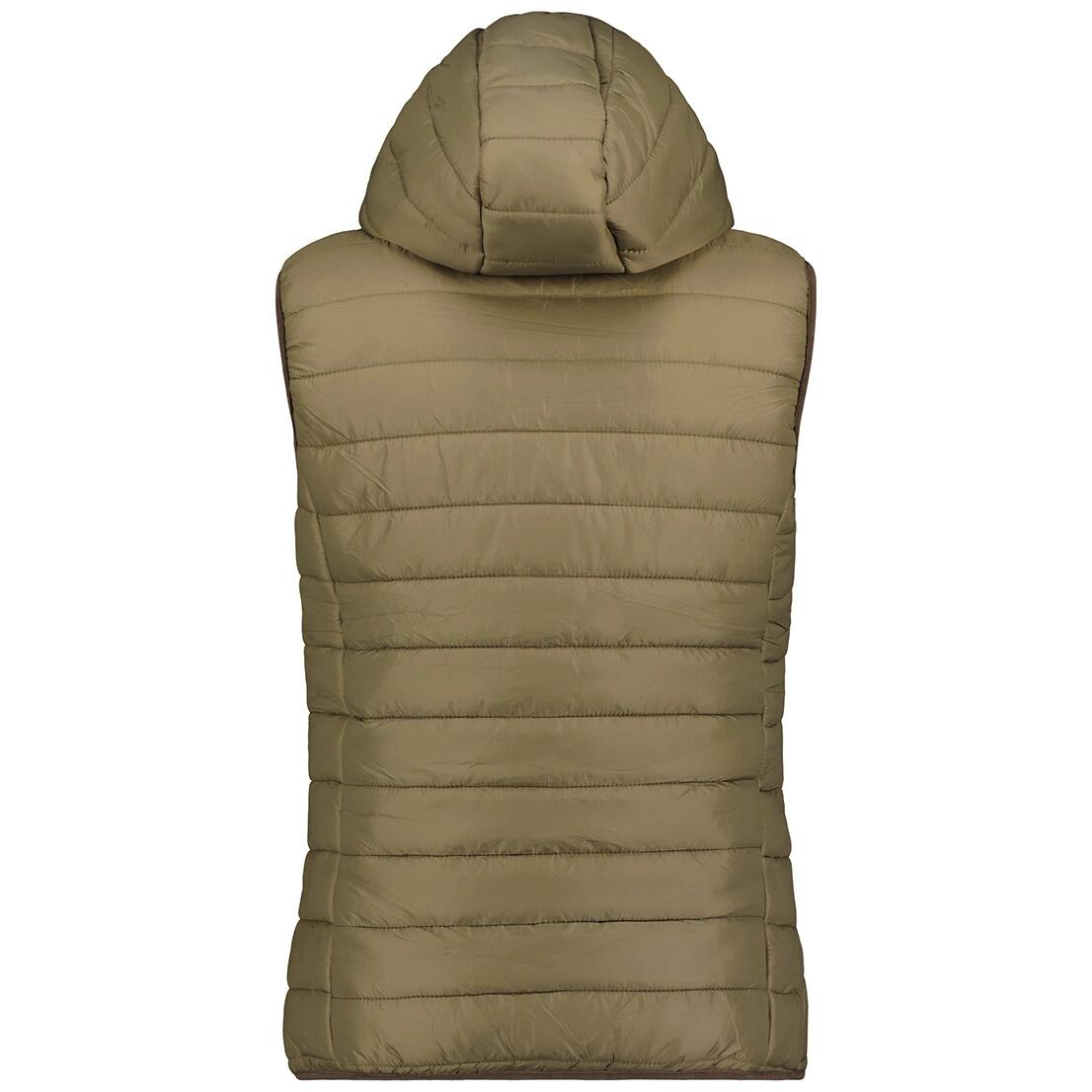 Bezrękawnik Geographical Norway VATIKA HOOD EO GIRL 233 brązowy dla dziweczynki