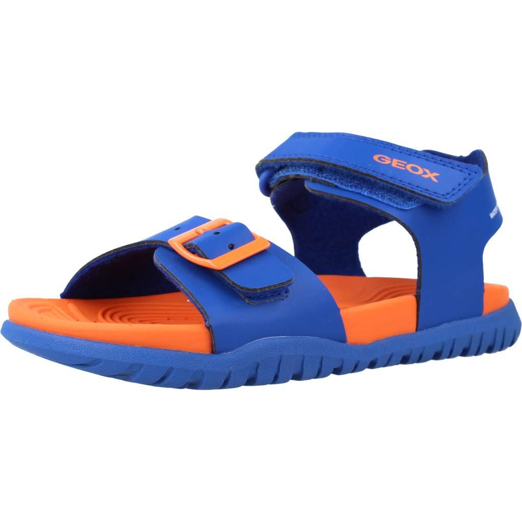 Sandały GEOX J SANDAL FUSBETTO BO Pomarańczowy