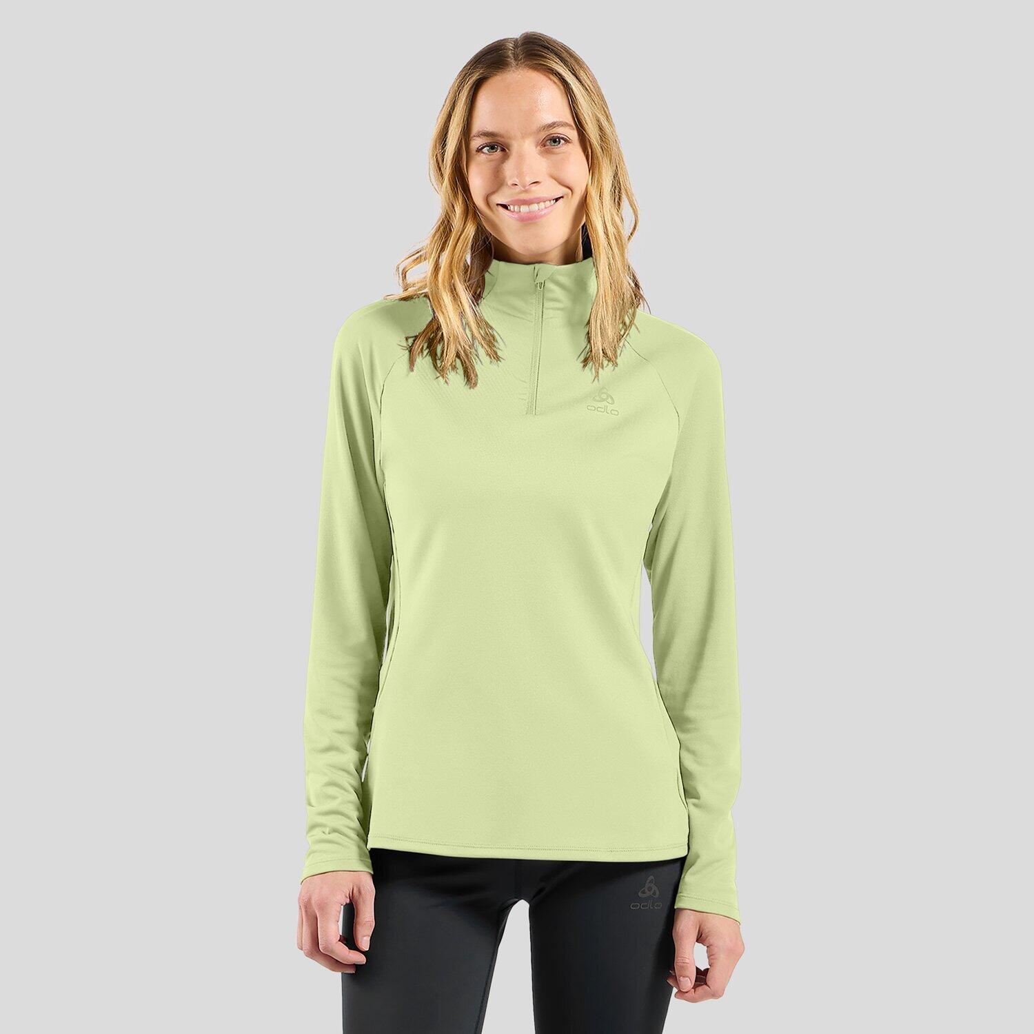 Bluza bez kaptura rozpinana Odlo Mid layer 1/2 zip ESSENTIAL CERAMIWARM