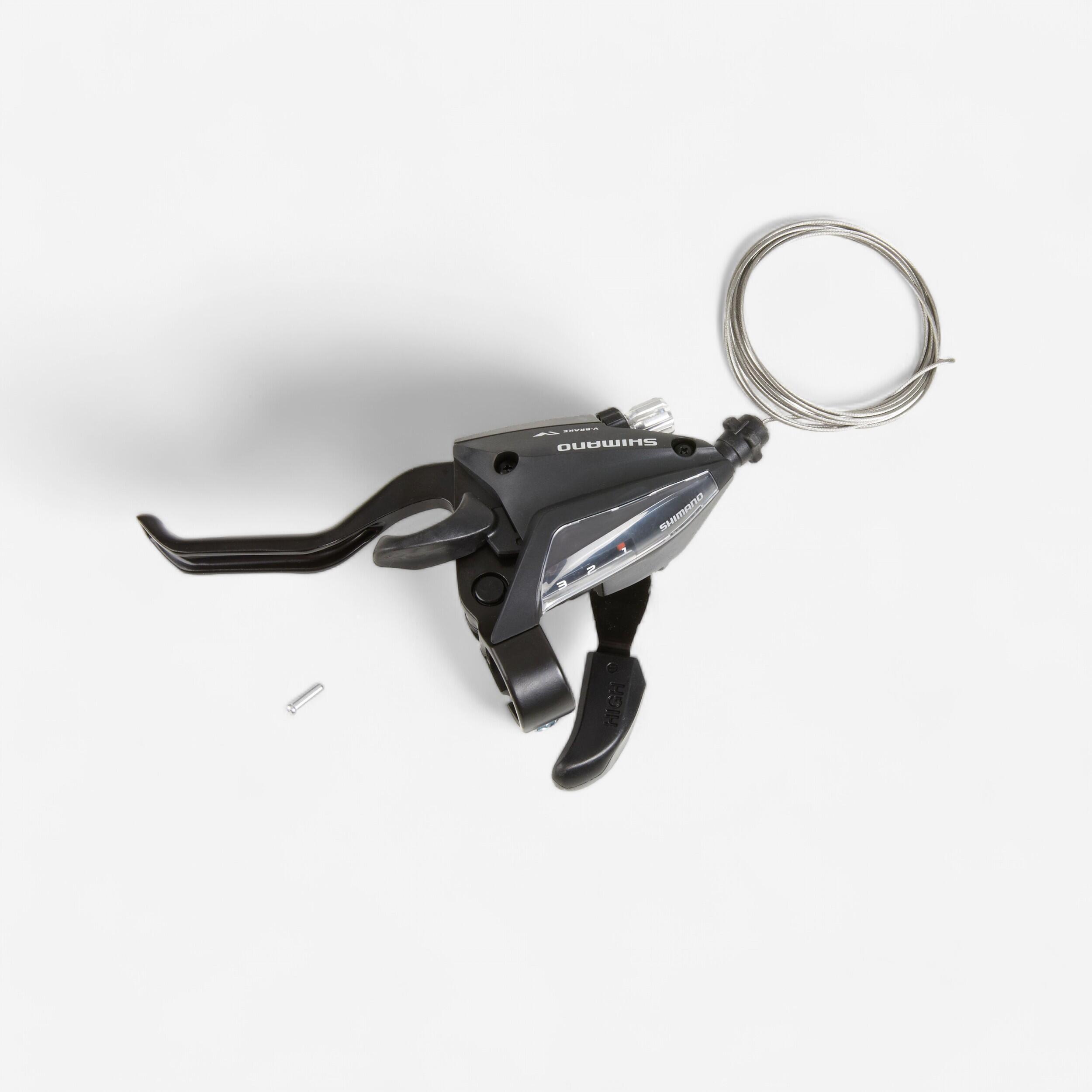 Klamkomanetka przedniej przerzutki 3-rzędowej + hamulca STEF500