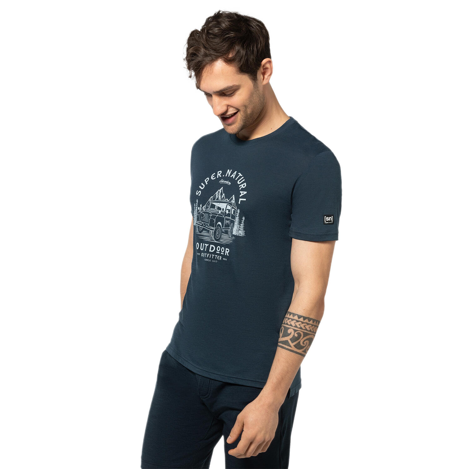 Koszulka męska z merino Super.Natural Men's Landi Tee z krótkim rękawem