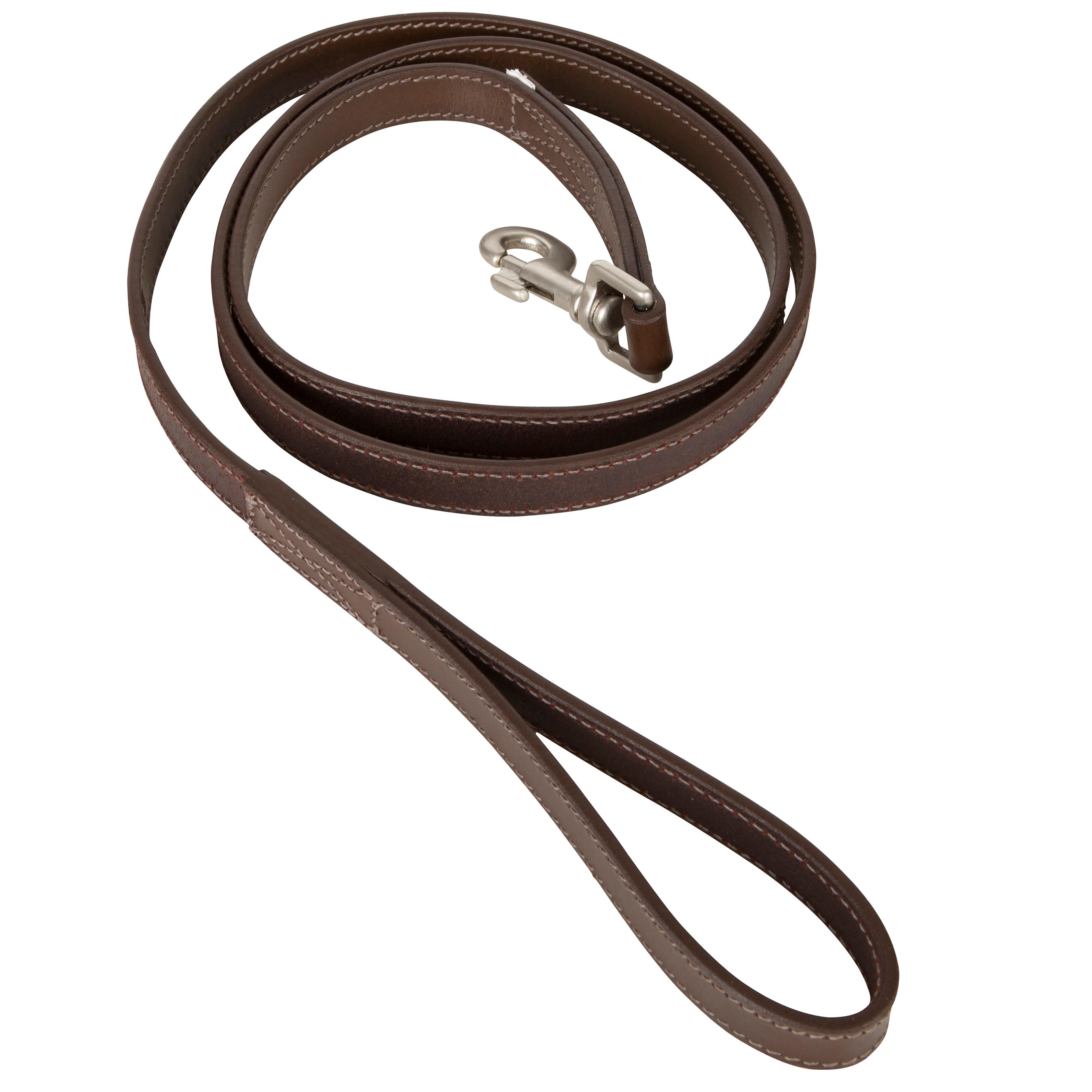 Smycz skórzana Solognac 900