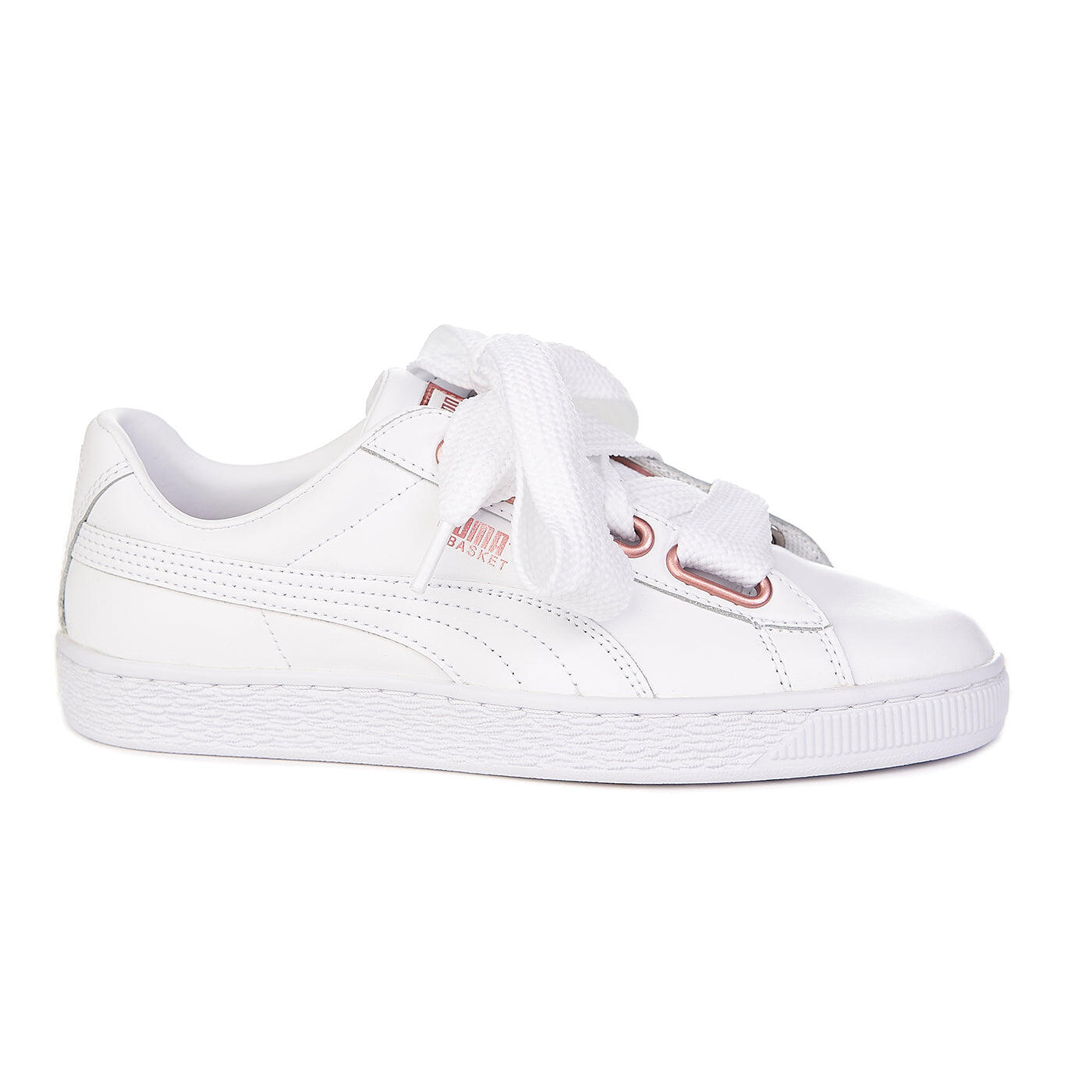 PUMA Basket Heart Leather Wns ZLN 0354 – Białe skórzane trampki