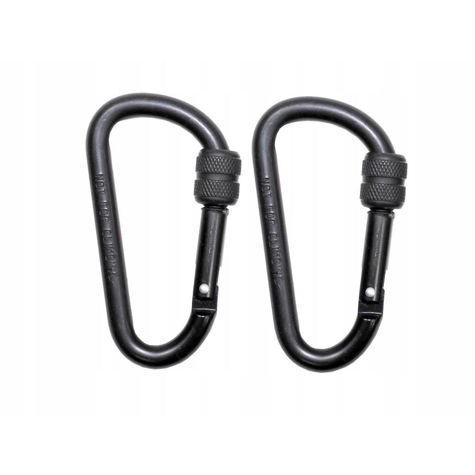 Karabińczyk do akcesoriów zakręcany komplet 2 sztuki