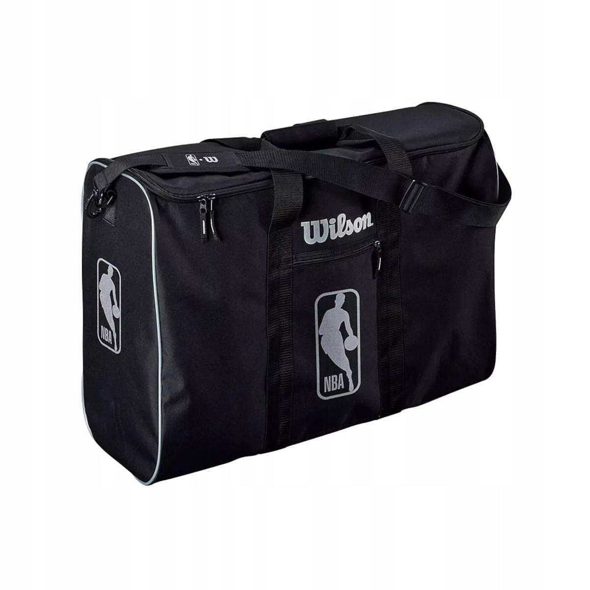 Torba na piłki koszykarskie Wilson NBA Authentic Ball Bag 6 piłek - WTBA70000