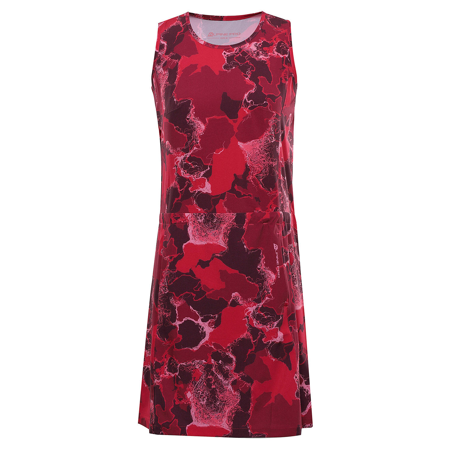 Sukienka ALPINE PRO Coleena-2 damska, czerwona, rozmiar S
