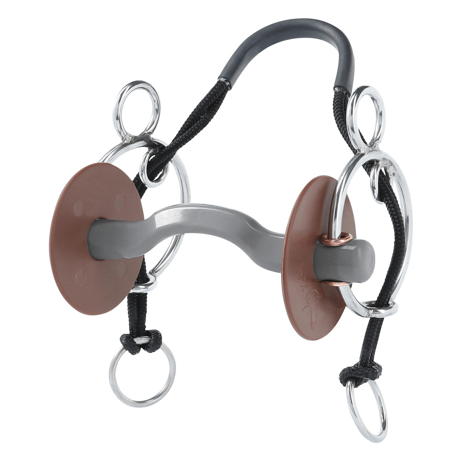 Mors kombinowany dla konia z przelotką, miękki Beris Konnex