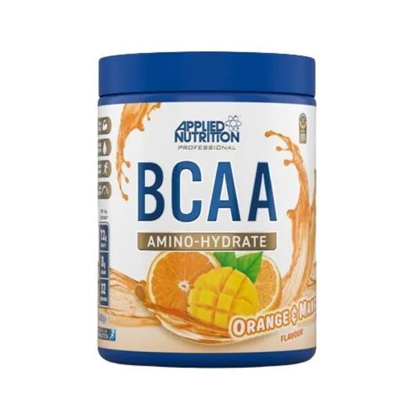 Aminokwasy BCAA Amino-Hydrate Applied Nutrition Orange & Mango 450g