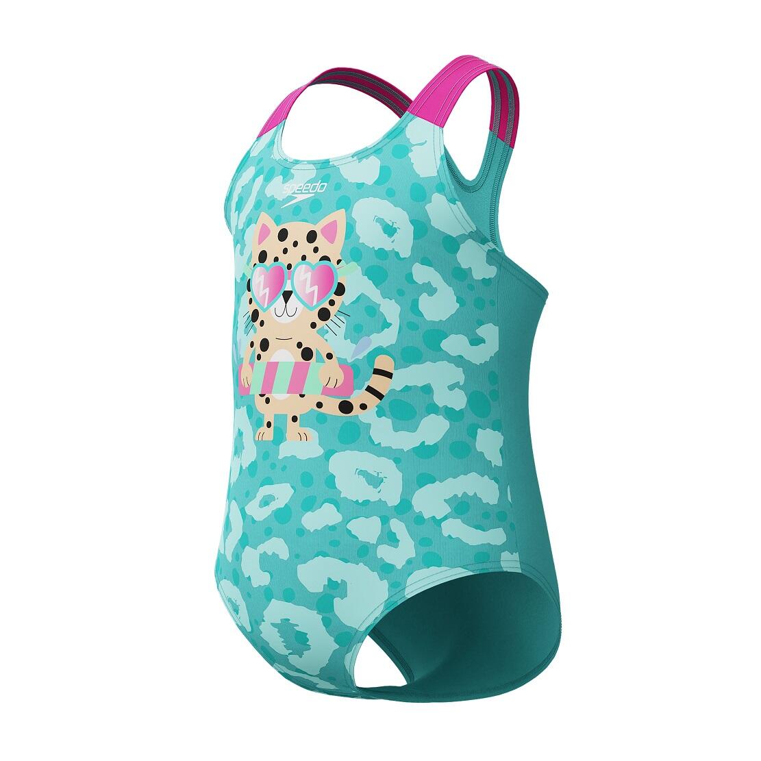 Strój kąpielowy jednoczęściowy dla dziewczynek Speedo Digital Printed