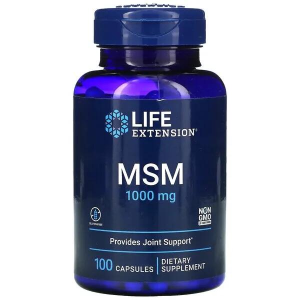 MSM 1000mg Life Extension 100 kapsułek