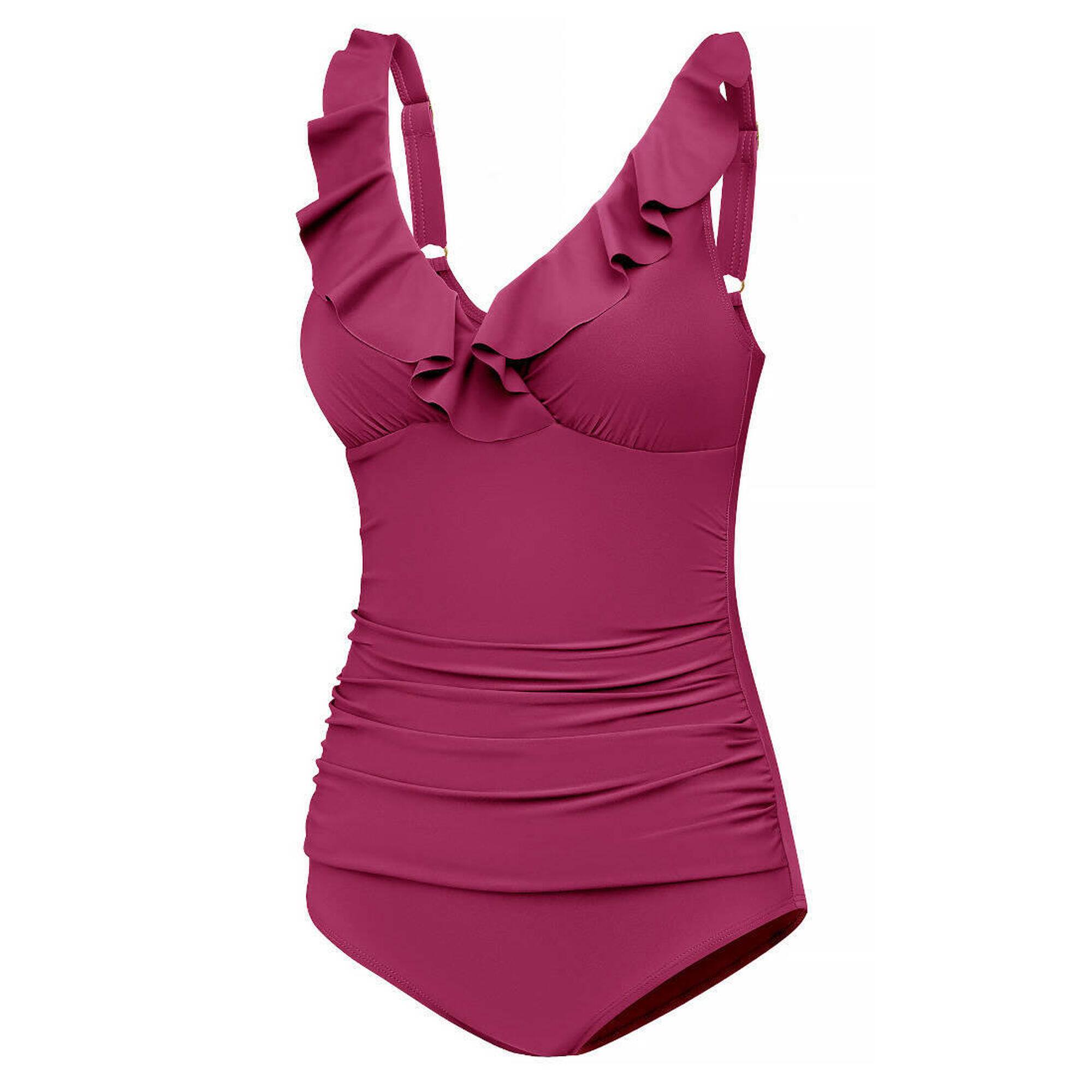 Damski kostium kąpielowy jednoczęściowy z falbanką Aqua Speed Lydia