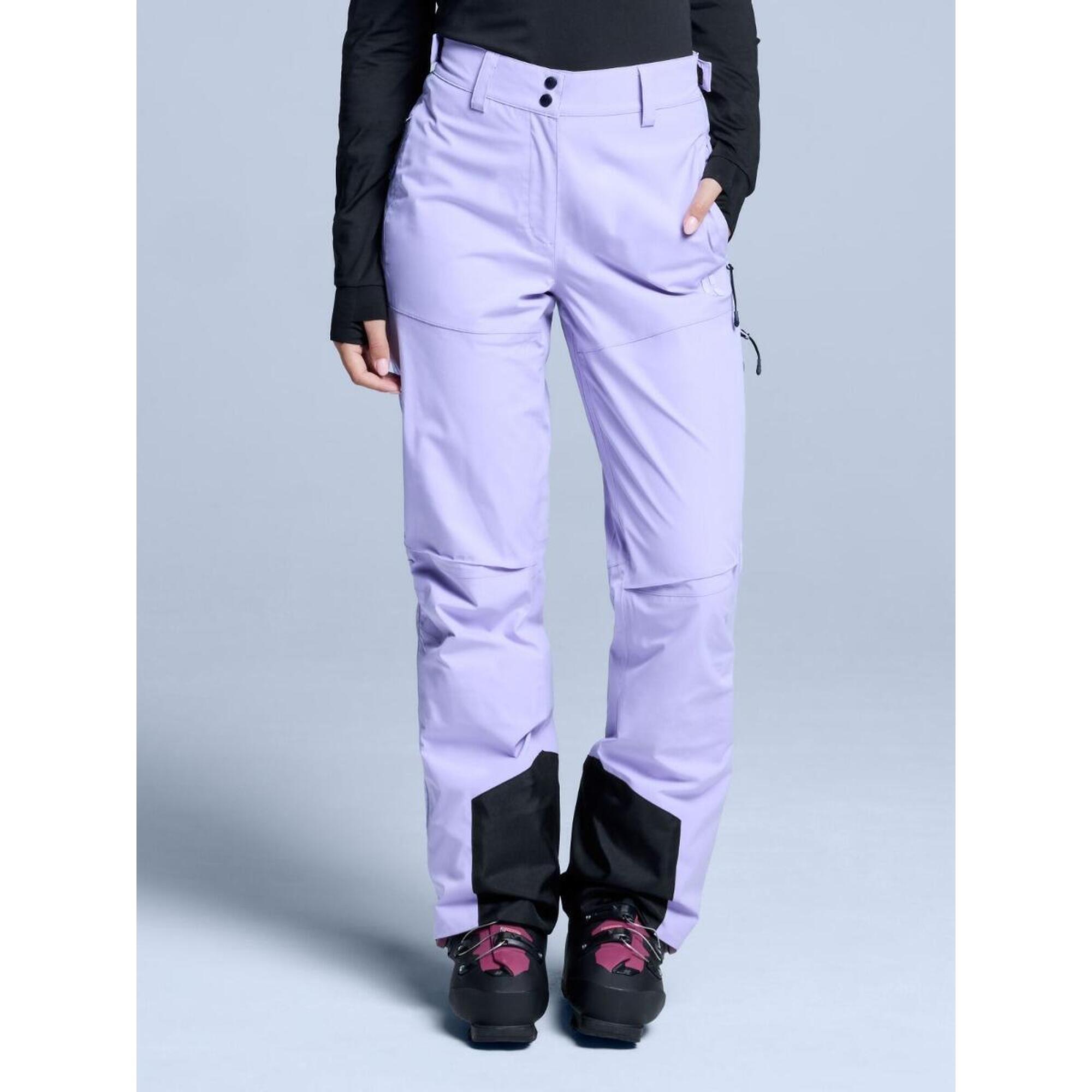 Spodnie narciarskie - Damskie - Hardshell - Freeride 3L - liliowe