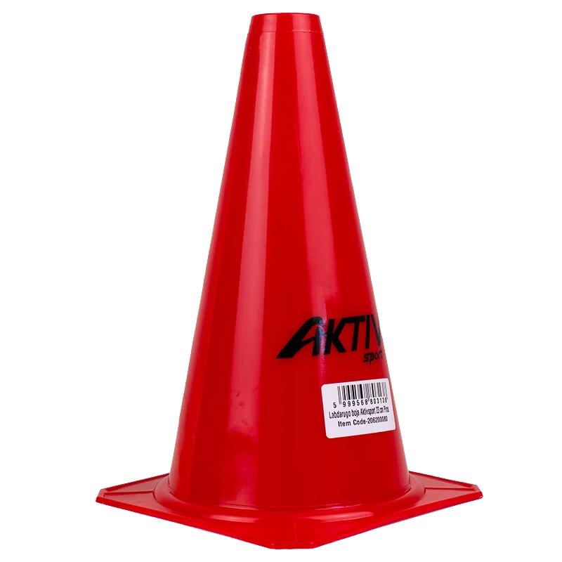 Pachołek piłkarski Aktivsport 23 cm, czerwony