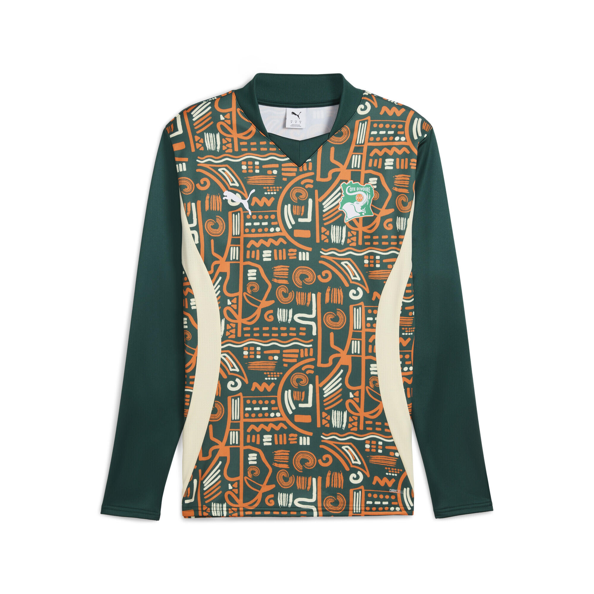 Męska przedmeczowa bluza z długim rękawem Wybrzeża Kości Słoniowej 2025 PUMA