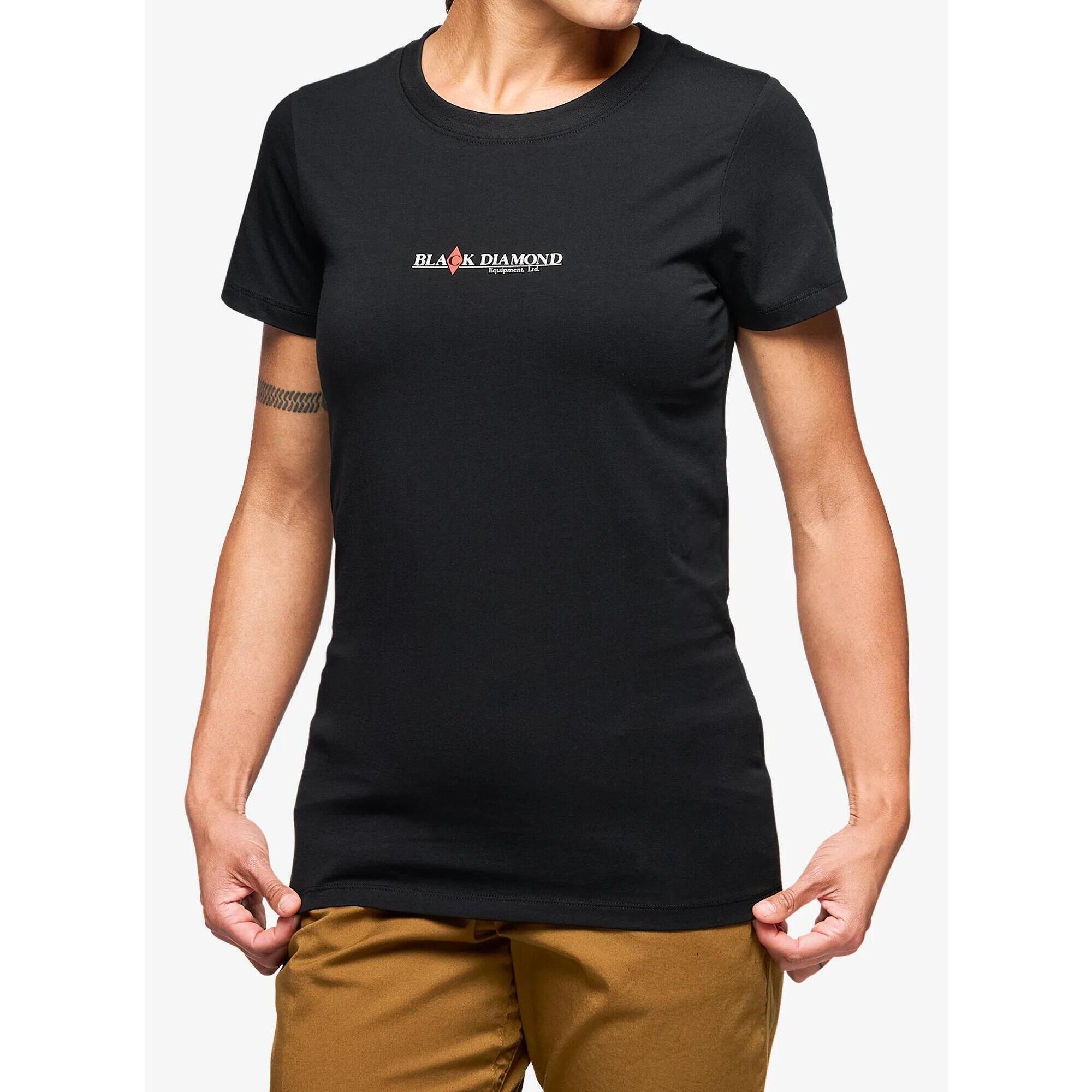 Koszulka bawełniana damska Black Diamond Heritage Wordmark