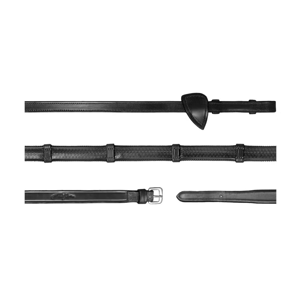 Smycz dla konia z gumy z 7 blokadami Dy'on 1/2"