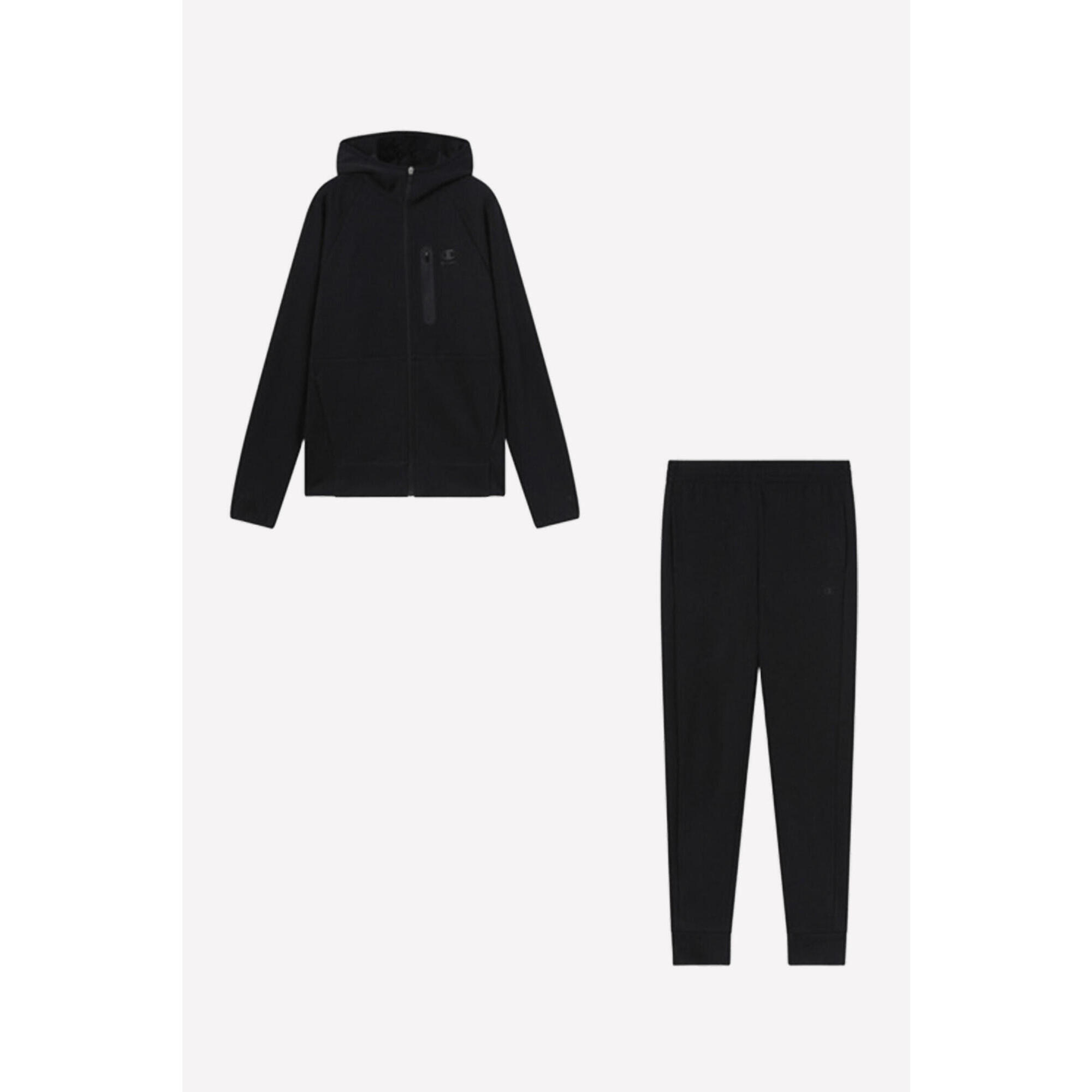 Dres męski treningowy Champion Hooded Full Zip C-tech Slim Fit Tracksuit