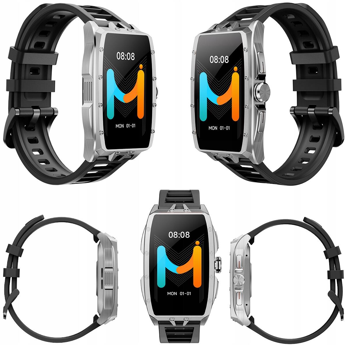 Smartwatch zegarek sportowy IMIKI Master Band Silver