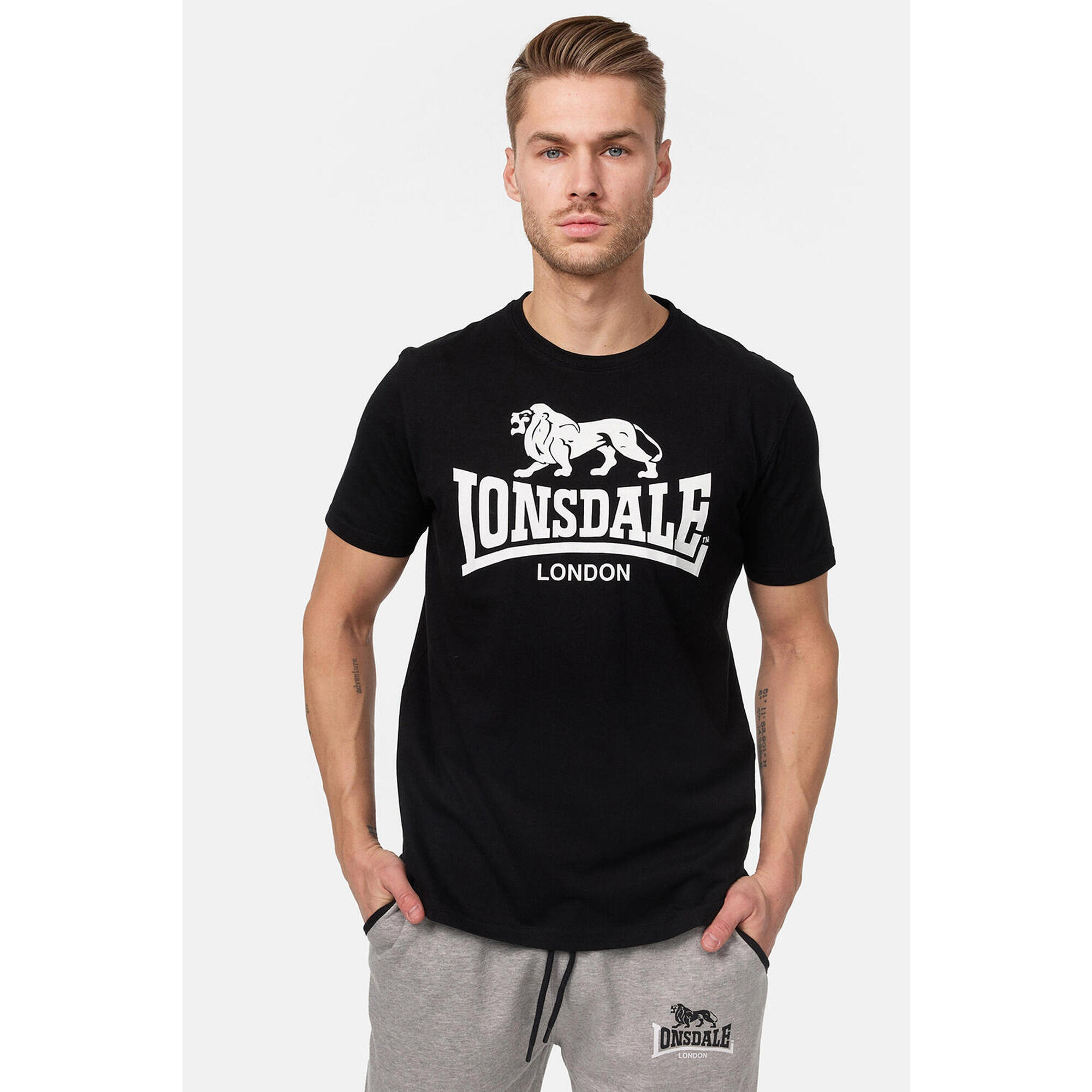 T-shirt o klasycznym kroju Lonsdale Logo