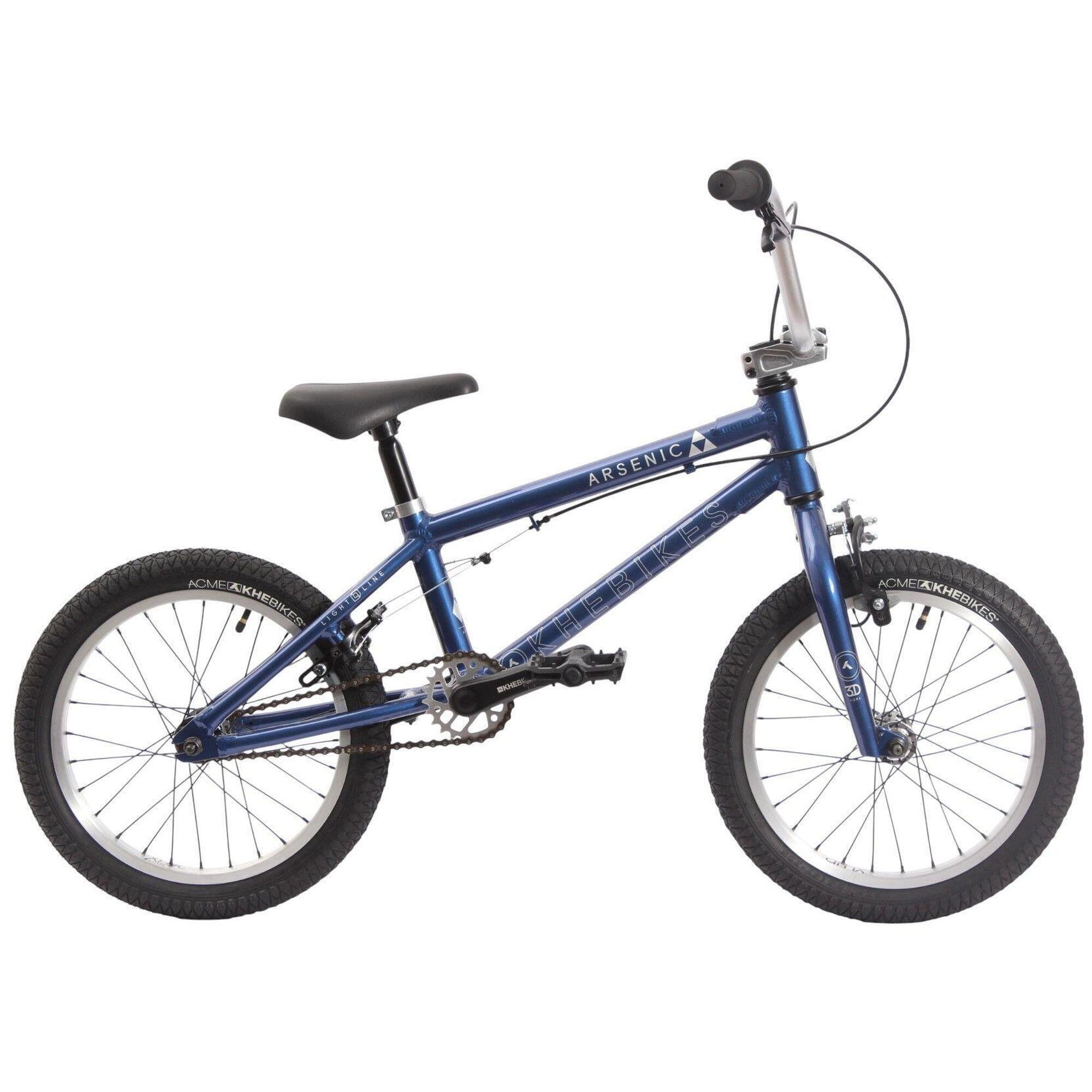 Rower BMX aluminiowy dziecięcy ARSENIC LL niebieski 16" 7,9kg