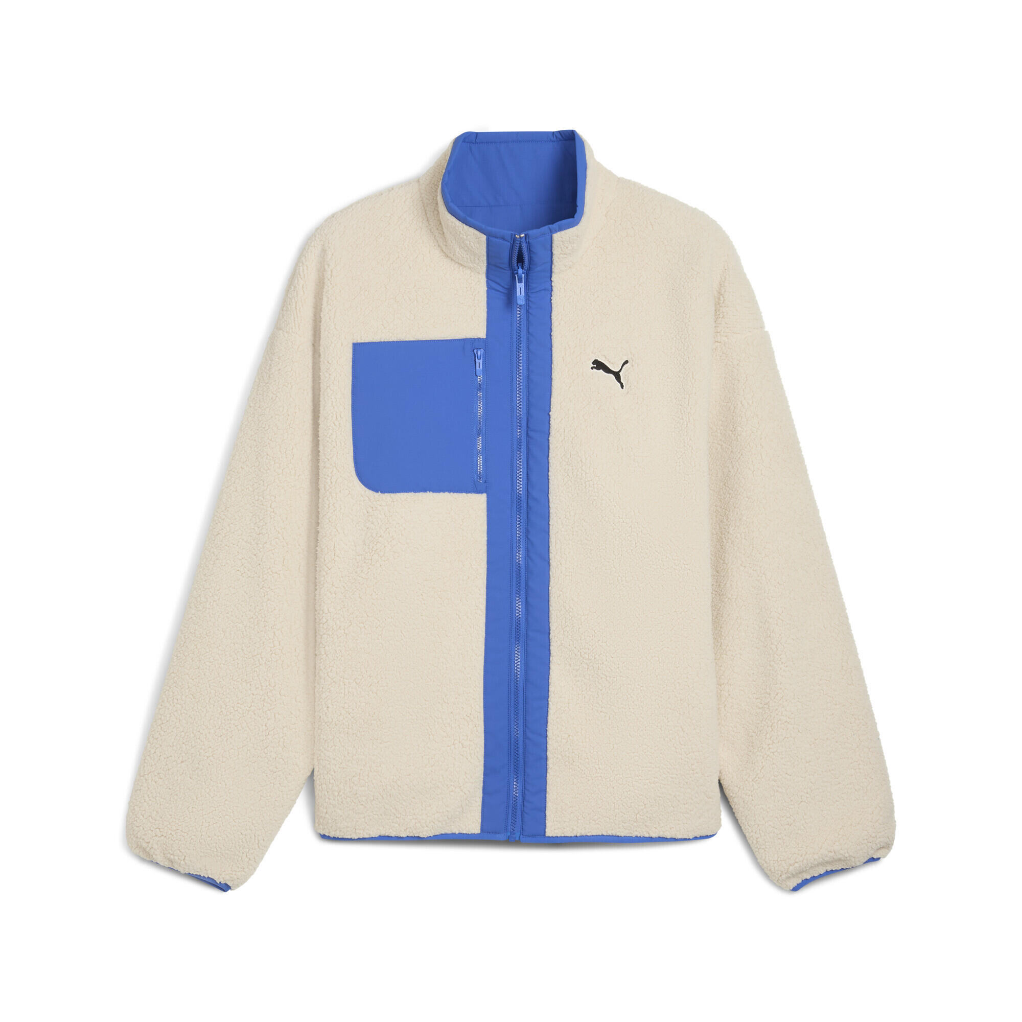 Męska dwustronna kurtka hybrydowa z dzianiną typu baranek PUMA