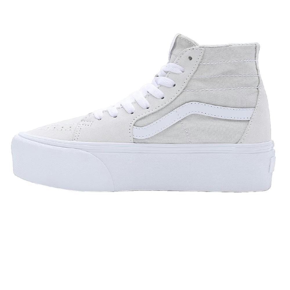 Buty Vans Sk8-Hi Tapered Stackform białe i beżowe