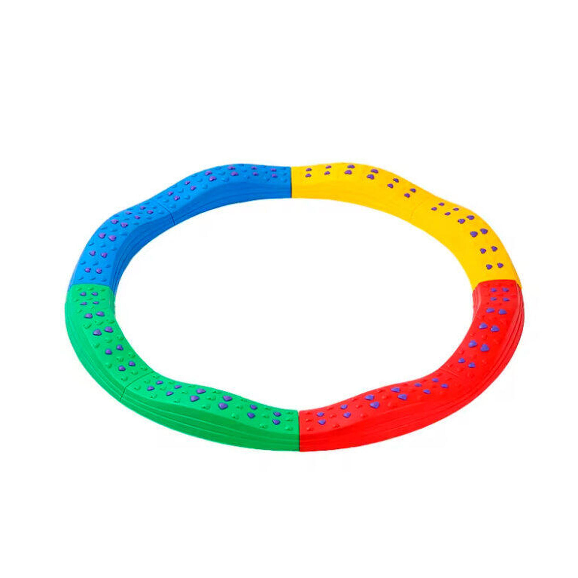 Ścieżka sensoryczna Bicolor kolo - 8 elementów