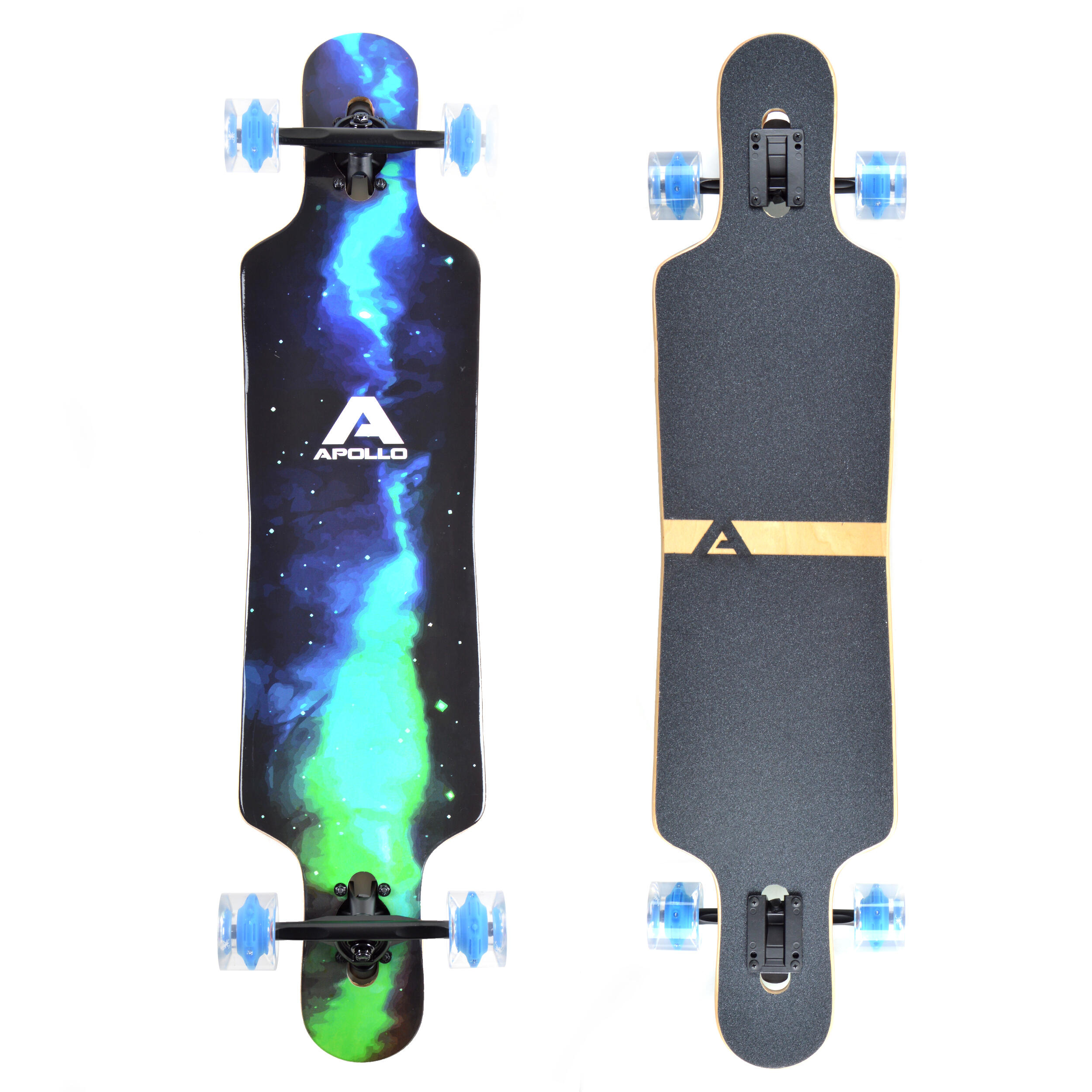 Longboard 40" Deskorolka Bambusowa dla Nastolatków i Dorosłych ABEC-9 Flex 2